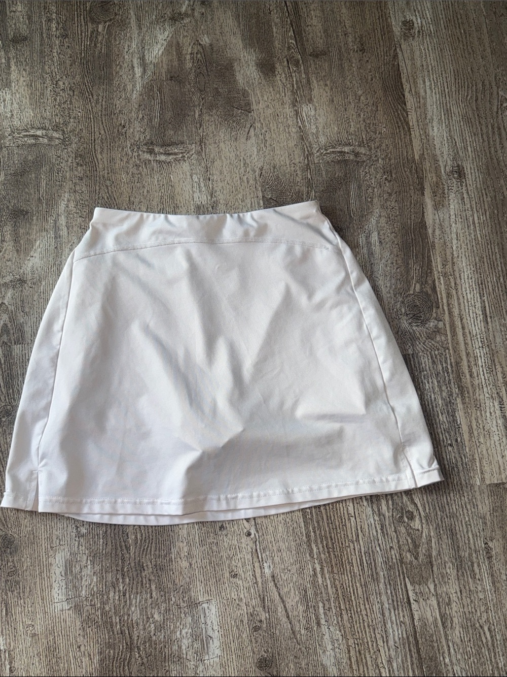 Women's White Active Skort with Clean A-Line Silhouette